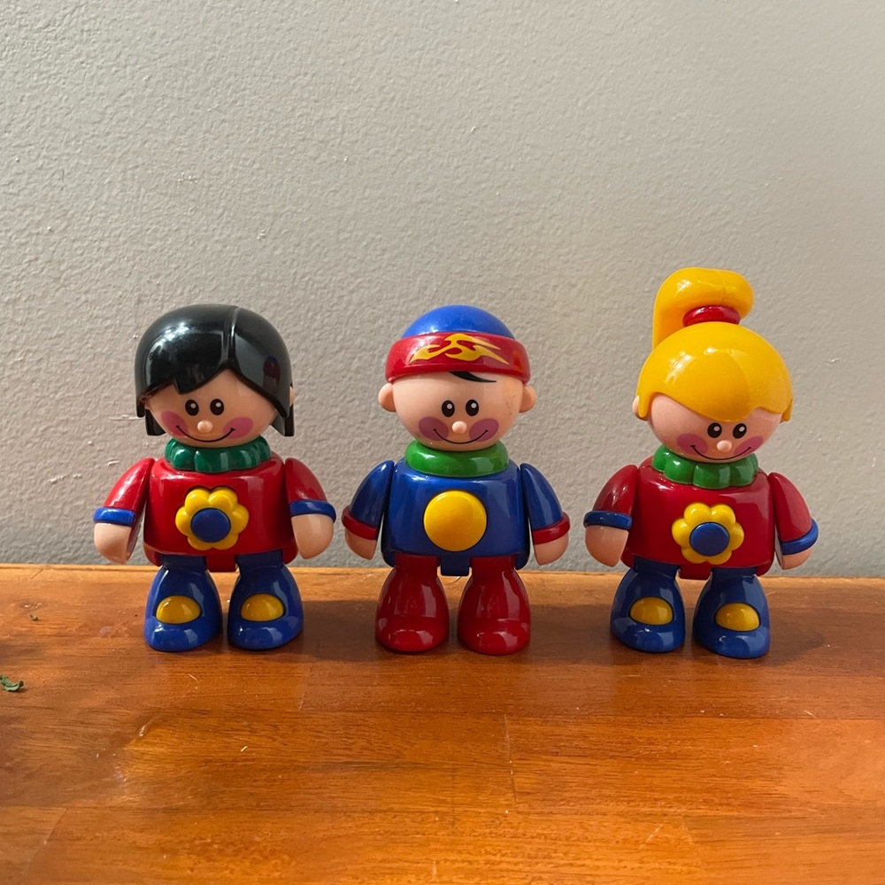 Set of 3 Tolo First Friends - Red, Blue, Yellow